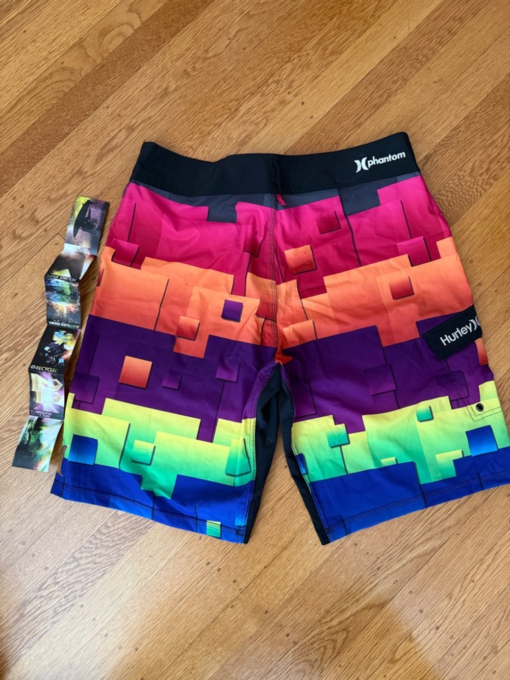 Hurley Phantom Geo Gradient Boardshorts - Rainbow - Picture 3 of 5
